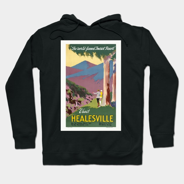 Visit Healesville Australia Vintage Poster 1927 Hoodie by vintagetreasure